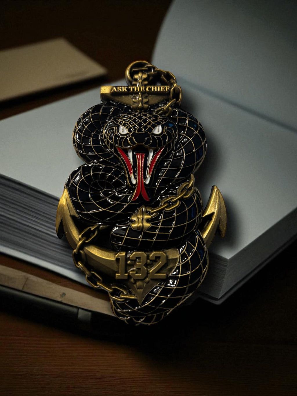 Navy Chief Coin Class 132