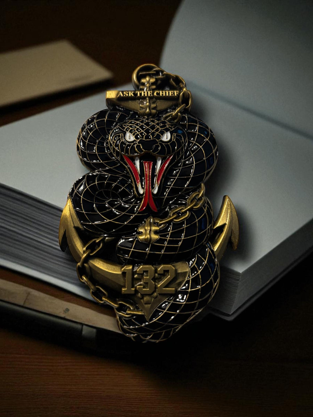 Navy Chief Coin Class 132