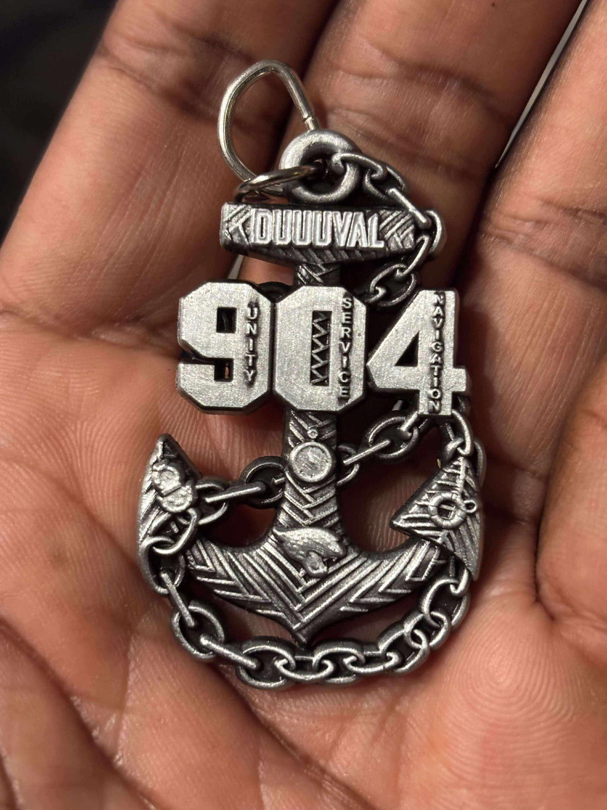 904 Naval Area Code KeyChain