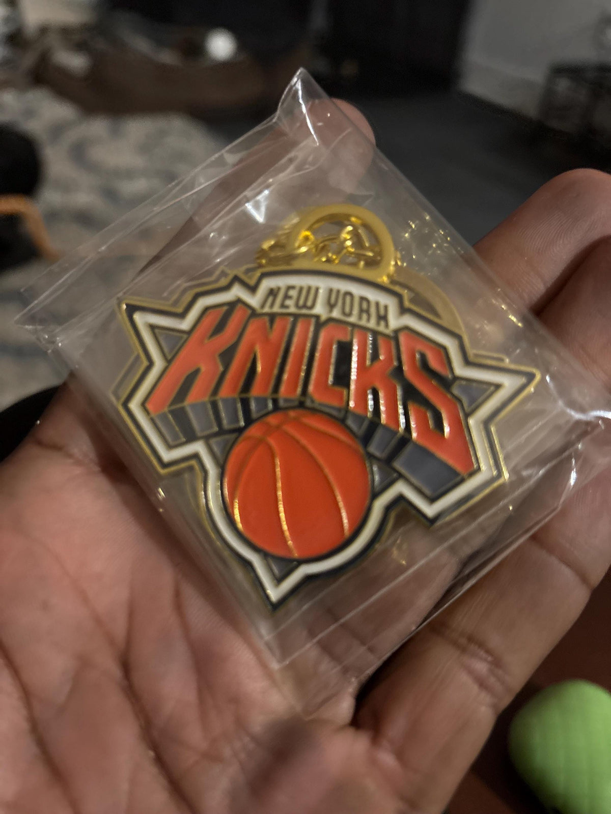 NYC Knick Basketball keychain