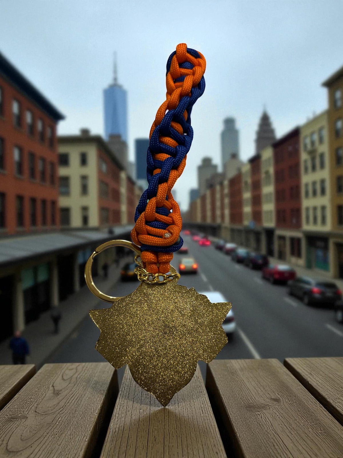 NYC Knick Basketball keychain