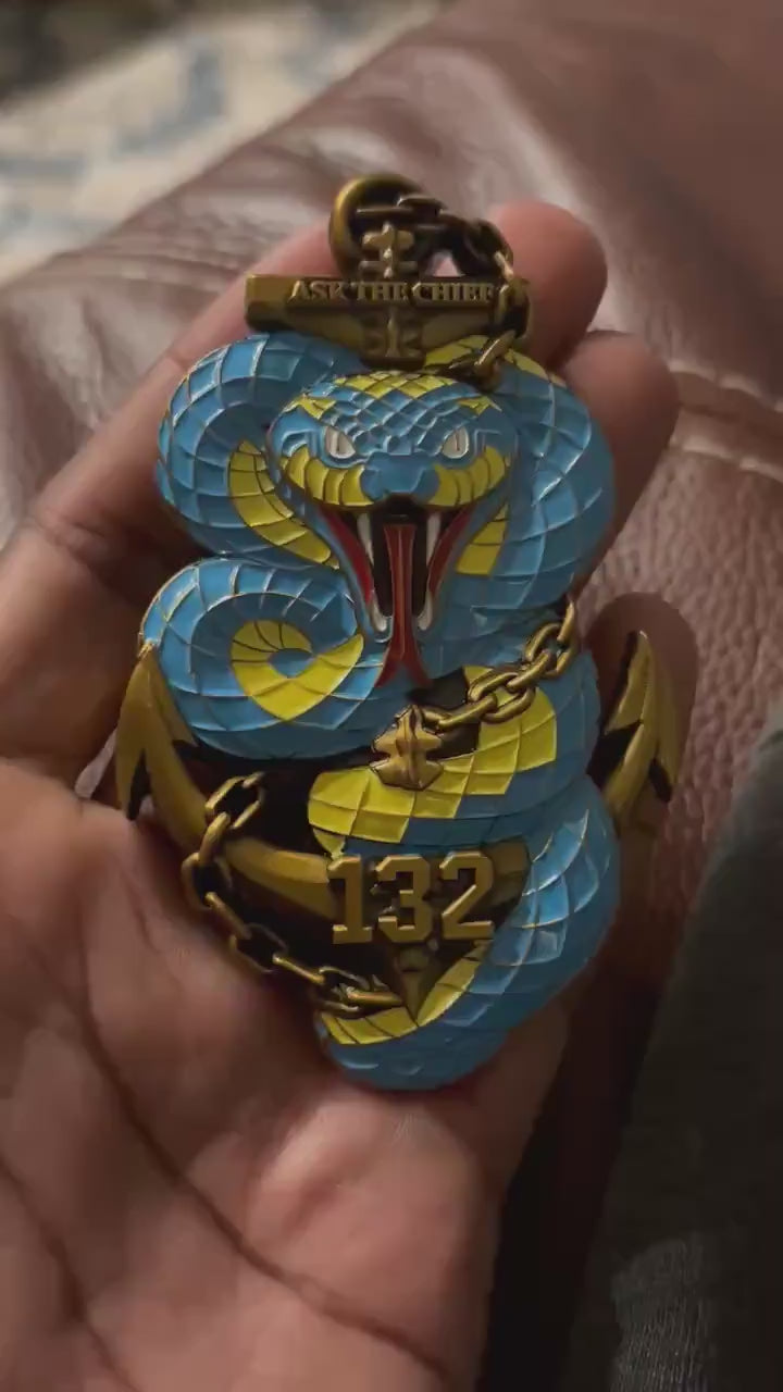 Navy Chief Coin Class 132